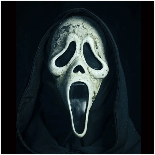 Aged Scream VI Mask Ghost Face Halloween Movie Fancy Dress Adults Kids Masks New - Picture 2 of 2