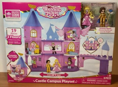 -NEW & IN HAND- Royale High Castle Campus Playset *Virtual Item Code Included*