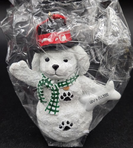 Vintage Luv A Pet 2000 Christmas Holiday Snowpup Ornament Dog Pup NIB New In Box - Picture 10 of 24