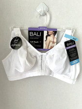 NEW Bali Classic Support Bra Cool Comfort WireFree 34C White DF0044 NWT