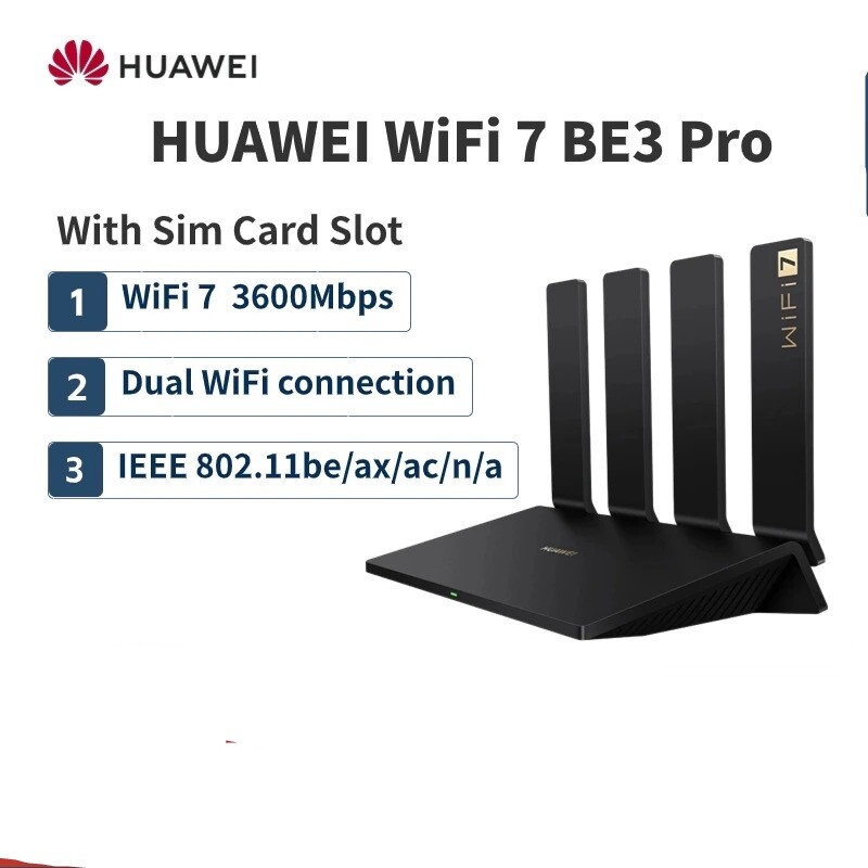 Huawei Routing BE3 Pro Wi-Fi 7 3600Mbps Dual Wi-Fi  