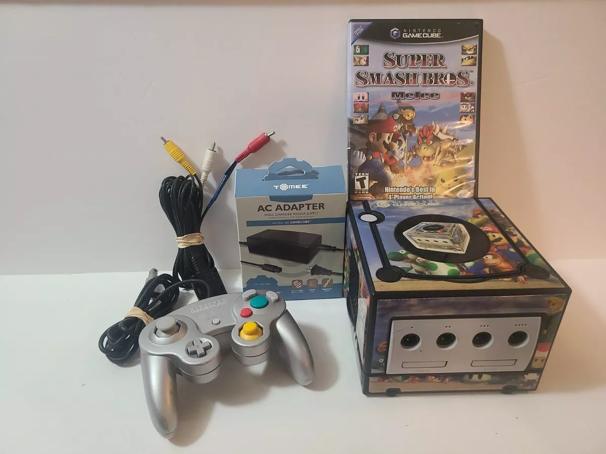 Custom Super Smash Bros SSB Nintendo GameCube System Console With Game RaRe
