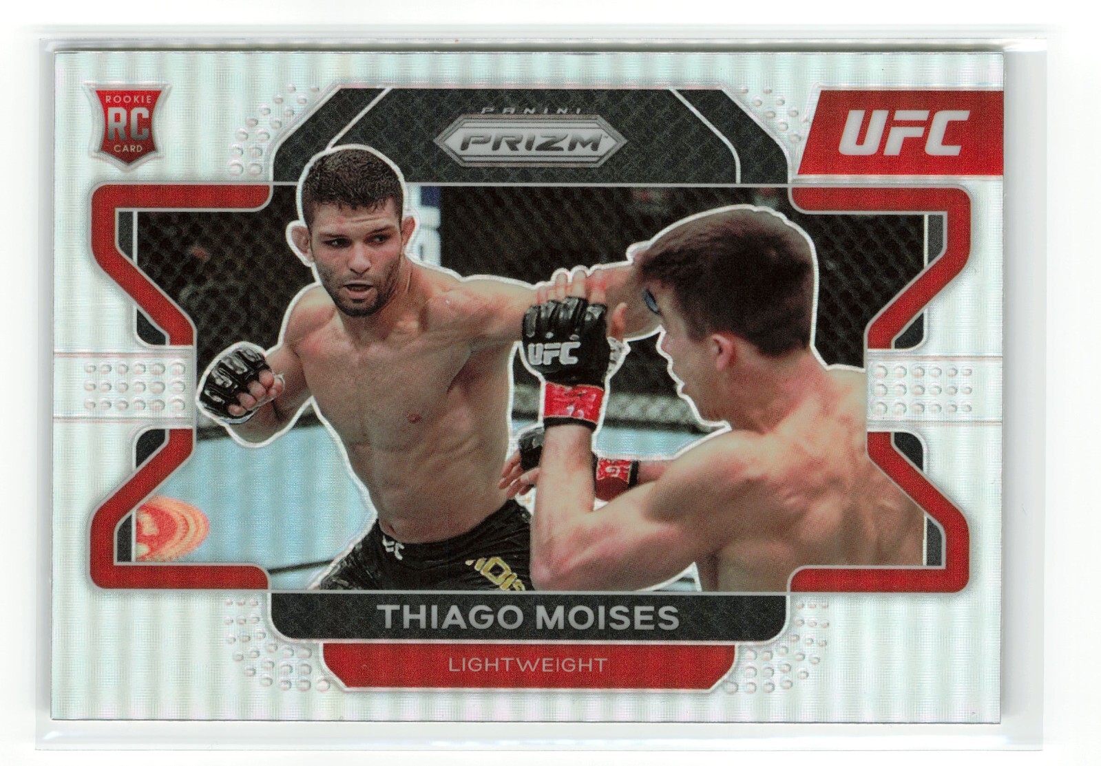 2022 Panini Prizm UFC Dustin Poirier Silver Prizm #21