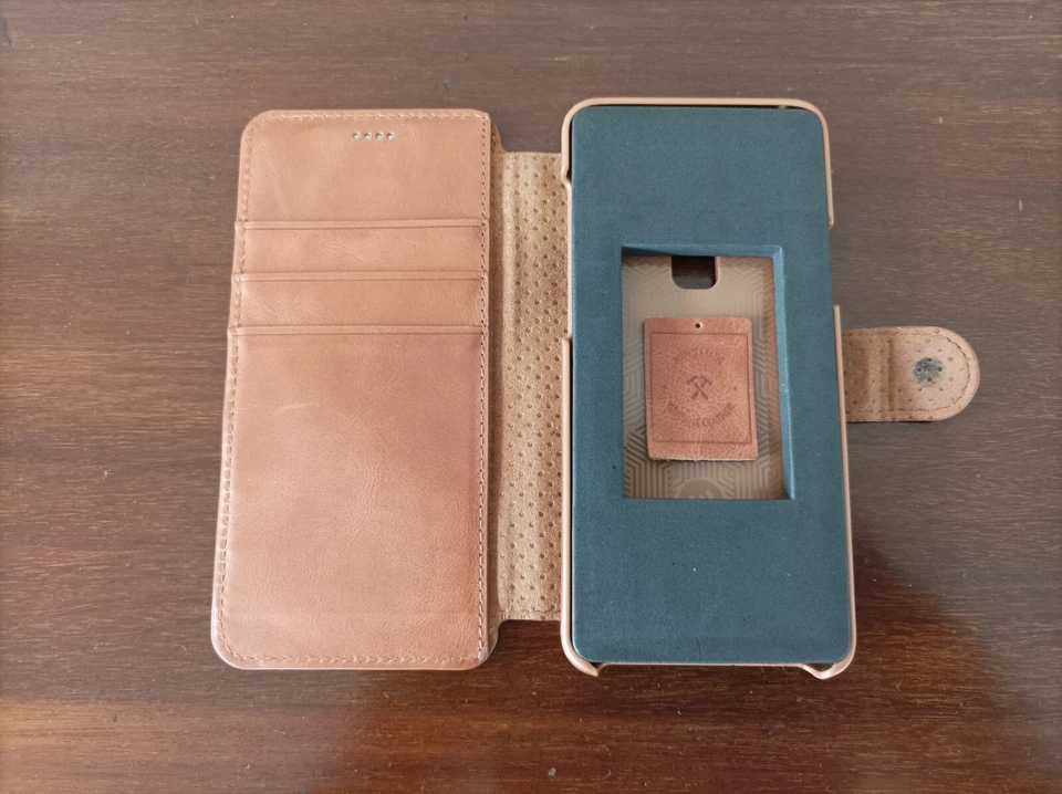 Funda de cuero ICARER Samsung Galaxy S9+ Foto 3 de 4