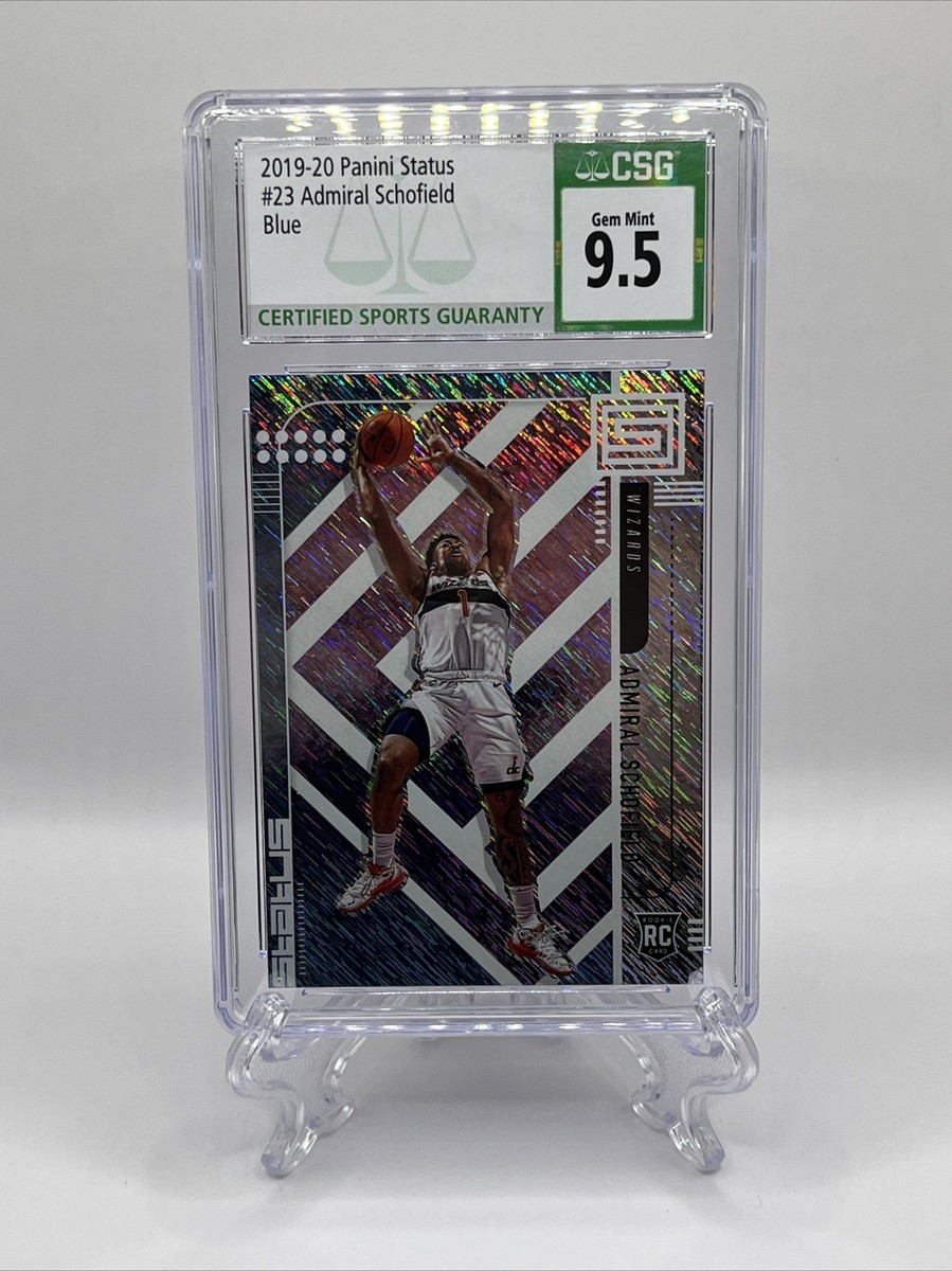 2019-20 Panini Status Admiral Schofield Rookie Card (RC) Blue #23 CSG 9.5  NBA | eBay