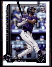 2025 Topps Series 1 Baseball Greg Jones Base RC 36 Rainbow Foil