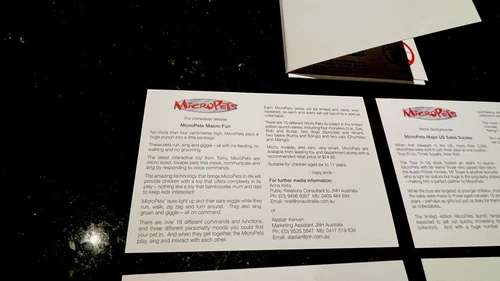 Tomy  MicroPets Micro Media Kit-JNH Australia-2002-Rarest Not Public. - Picture 3 of 9