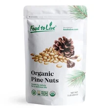 Organic Pine Nuts — Non-GMO, Kosher, Raw, Vegan — by Food to Live
