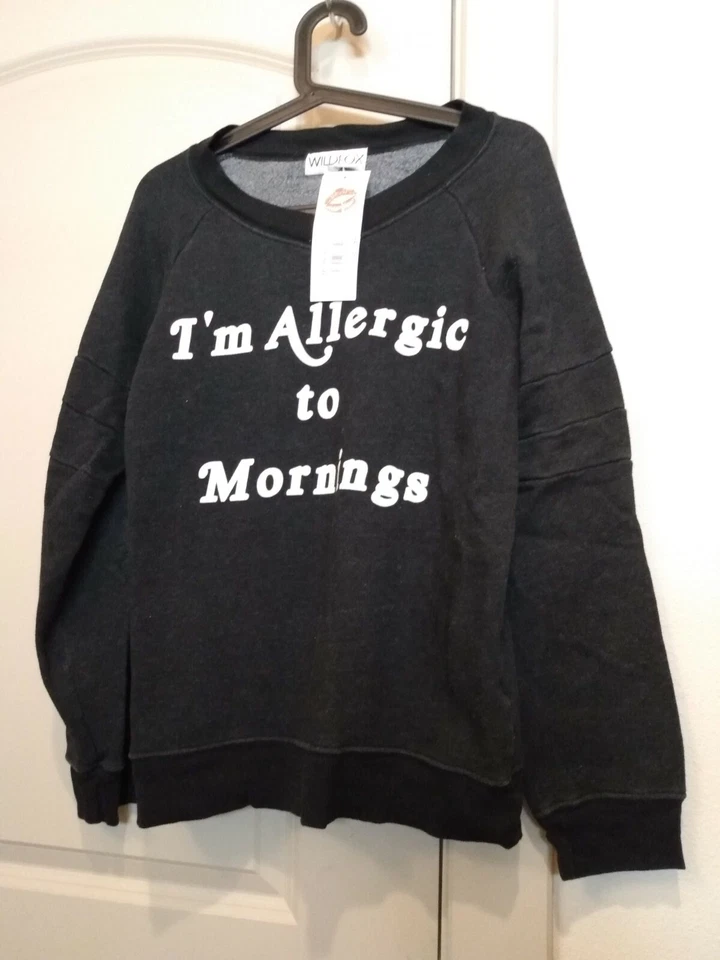 Suéter Wildfox I'm Allergic to Mornings Talla S Nuevo con Etiquetas Foto 2 de 4