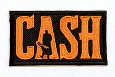 Johnny CASH Patch Iron/Sew on Outlaw Country Music Patch Embroidered Haggard 