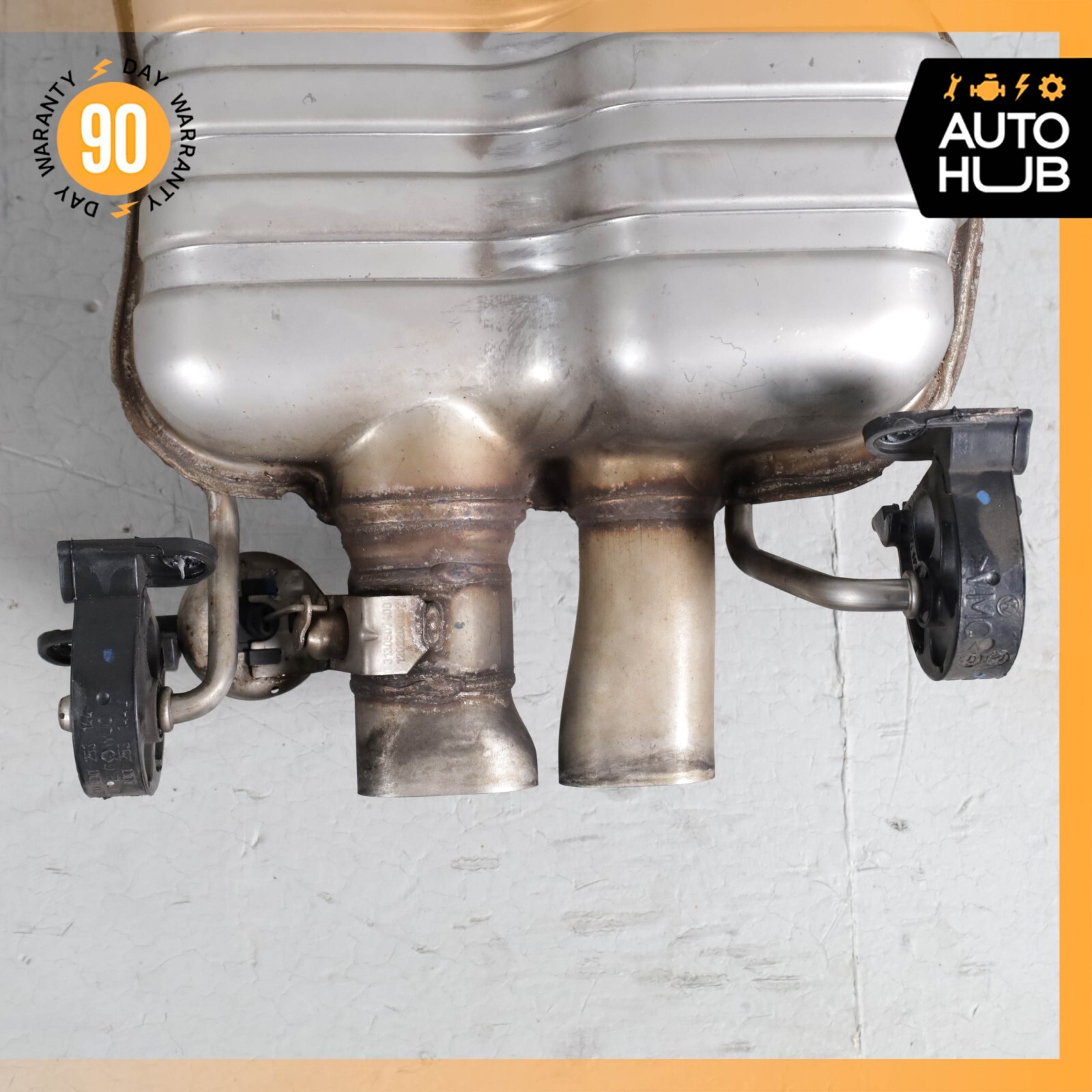 12-15 Bentley Continental GTC Exhaust Muffler Mufflers Right & Left Set OEM 71k