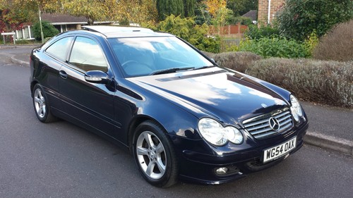2004 MERCEDES C320 SE 2 DOOR COUPE AUTO, PANORAMIC ROOF, FSH, 1 PREVIOUS OWNER