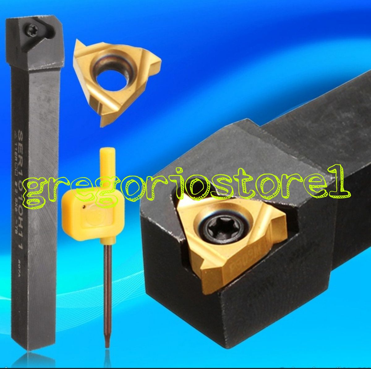 Filiere Metriche Acciaio Set Maschi E Filiere Per Filettatura HSS | Da M3 A M12 | 32 Pezzi | Per Metallo E Plastica Set Maschi Filiere - Foto 5