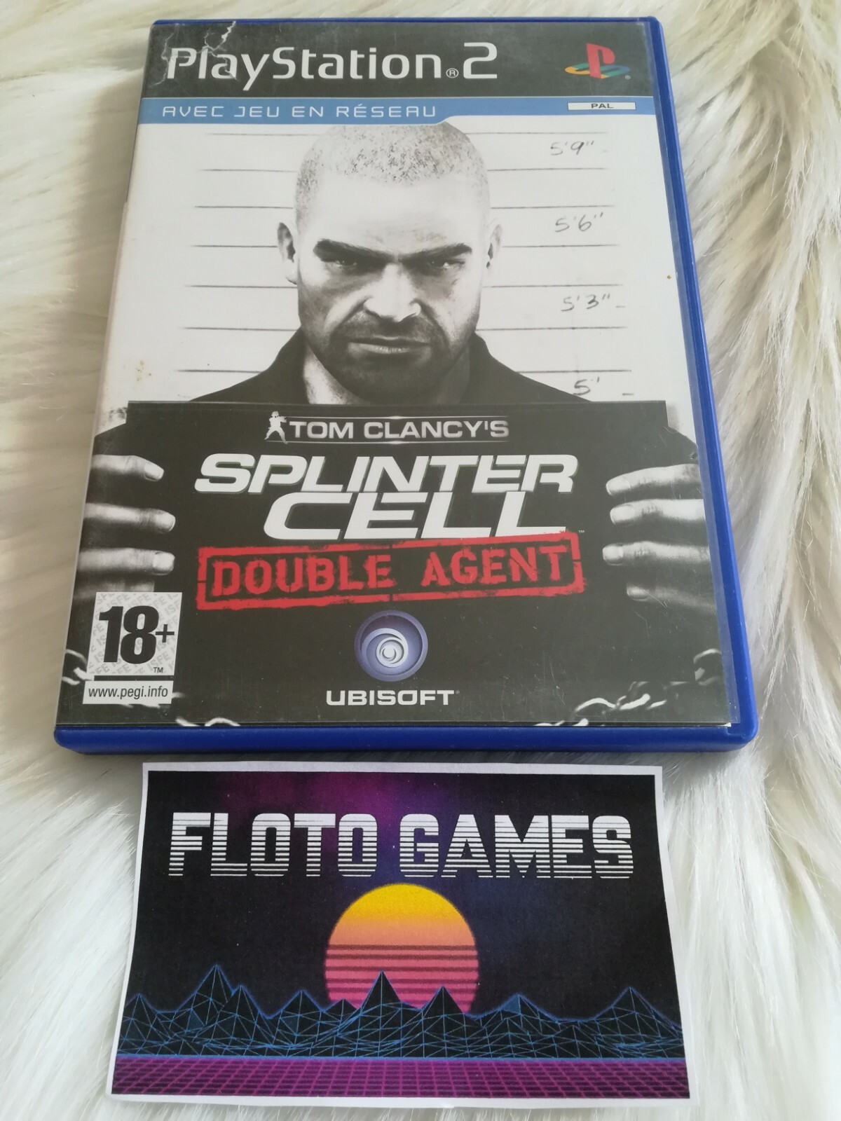 Jeu Tom Clancy's Splinter Cell Double Agent pour PS2 Complet CIB - Floto Games