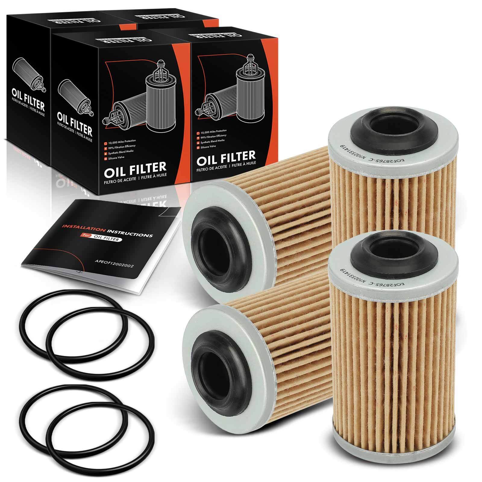 4x Engine Oil Filter for Chevrolet Camaro Caprice Colorado GMC Canyon Pontiac