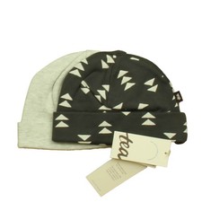 Tea Collection Unisex Baby Hat Grey Black Size 0-3 Months Vietnam Collection
