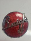 1936 Buick grille ornament Vintage Red Round Emblem Badge with Mounting Posts — photo 4