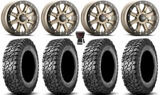 Itp Inertia Bdlk 15 Wheels Br 40mm 34 Predator Tires Honda Pioneer 1ktalon