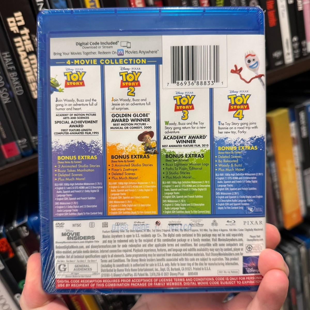Toy Story: 4-Movie Collection (Blu-ray) for sale online | eBay