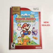 Wii Super Paper Mario Nintendo Selects Edition - BRAND NEW