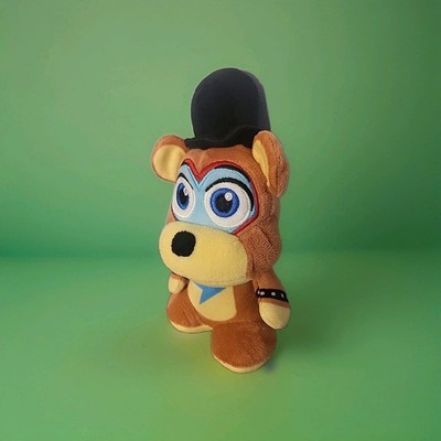 Five Nights at Freddy's Security Breach Glamrock Freddy Bear Stuffed Plush 8''