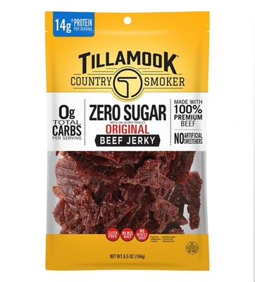 Tillamook Country Smoker Keto Friendly Zero Sugar Beef 6.5 Ounce (Pack of 1)