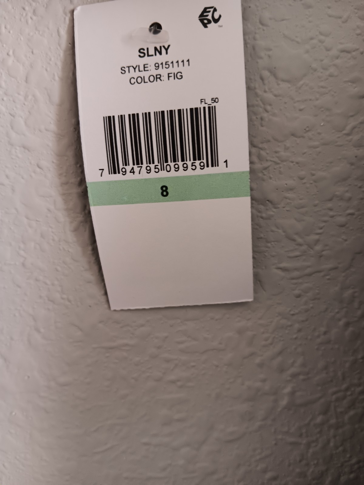 SL Fashions 3/4 Sleeve Matte Jersey & Ombre Satin Ballgown, Fig Sz 8 a639250