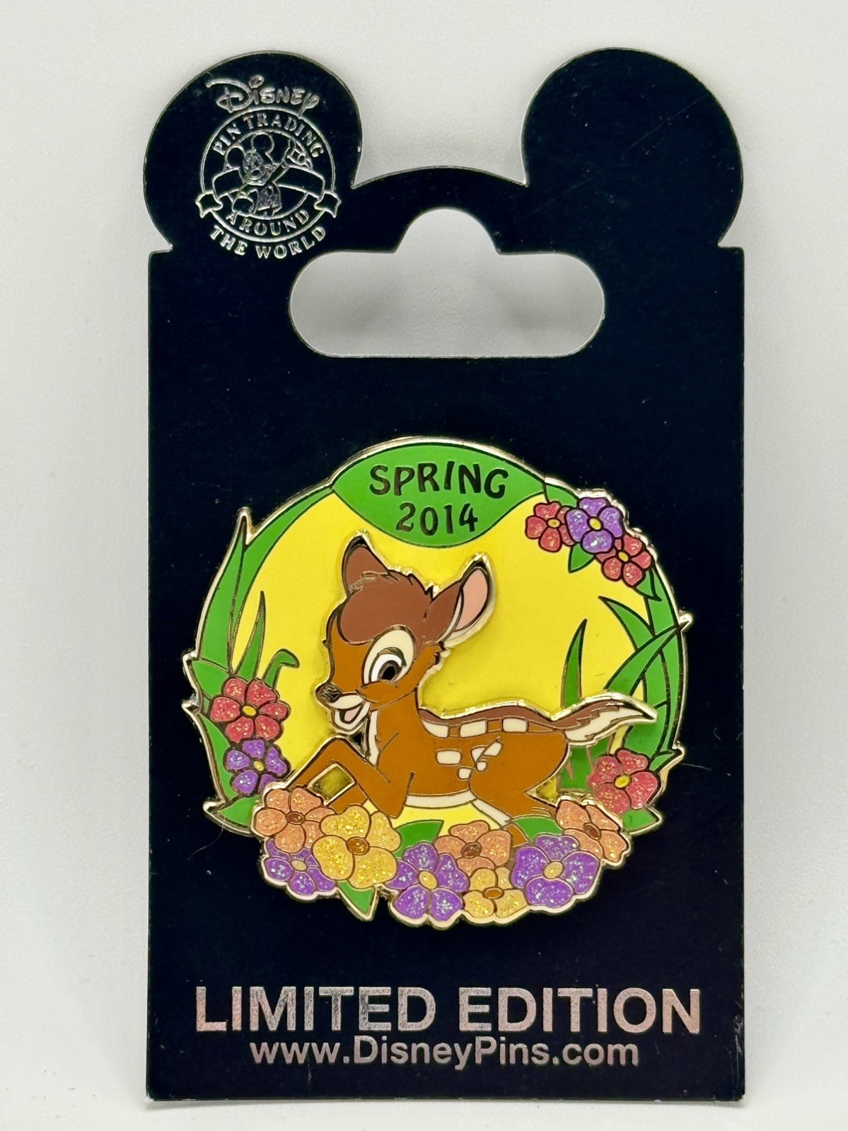 Disney Parks Bambi Flowers Spring 2014 Pin LE 2000 WDW DLR