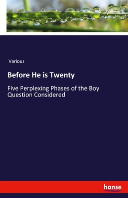 Various | Before He is Twenty | Taschenbuch | Englisch (2024) | hansebooks