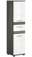 Xonox.Home Standschrank Blake Rauchsilber Nachbildung 35X137X31 Cm