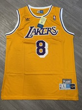 CLASSIC Adidas NBA Los Angeles Lakers Kobe Bryant #8 Gold Jersey - Large