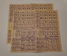 2x karta żywnościowa RFN LEA Szlezwik-Holsztyn luty 1950 komplet