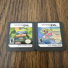 SpongeBob SquarePants Globs of Doom & Surf & Skate Nintendo DS Carts Only Lot 2