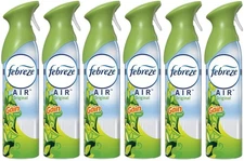 6 Febreze Air GAIN ORIGINAL Odor Fighting Air Freshener Room Spray Mist