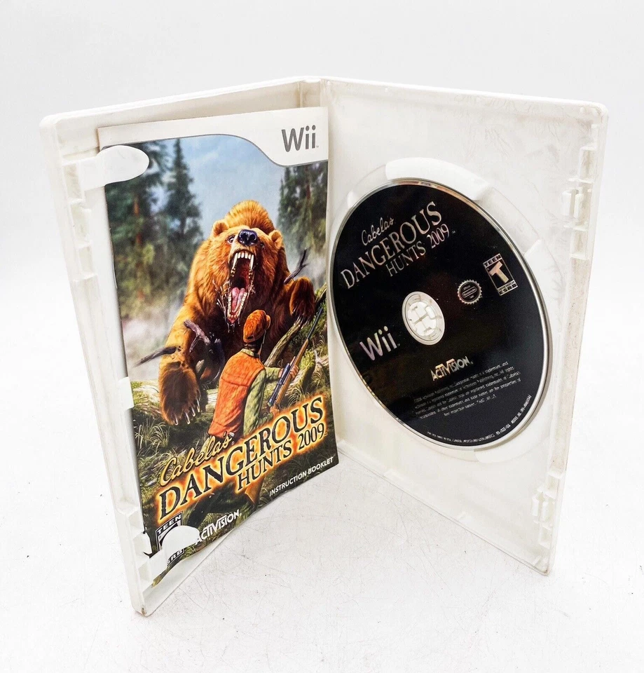 Cabela's Dangerous Hunts 2009 Nintendo Wii - Complete CIB Great Condition - Image 2 of 2