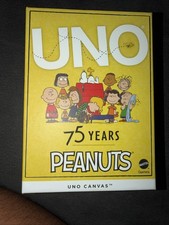 UNO Peanuts 75th Anniversary Edition-Mattel Snoopy Canvas Card Game Very Popular