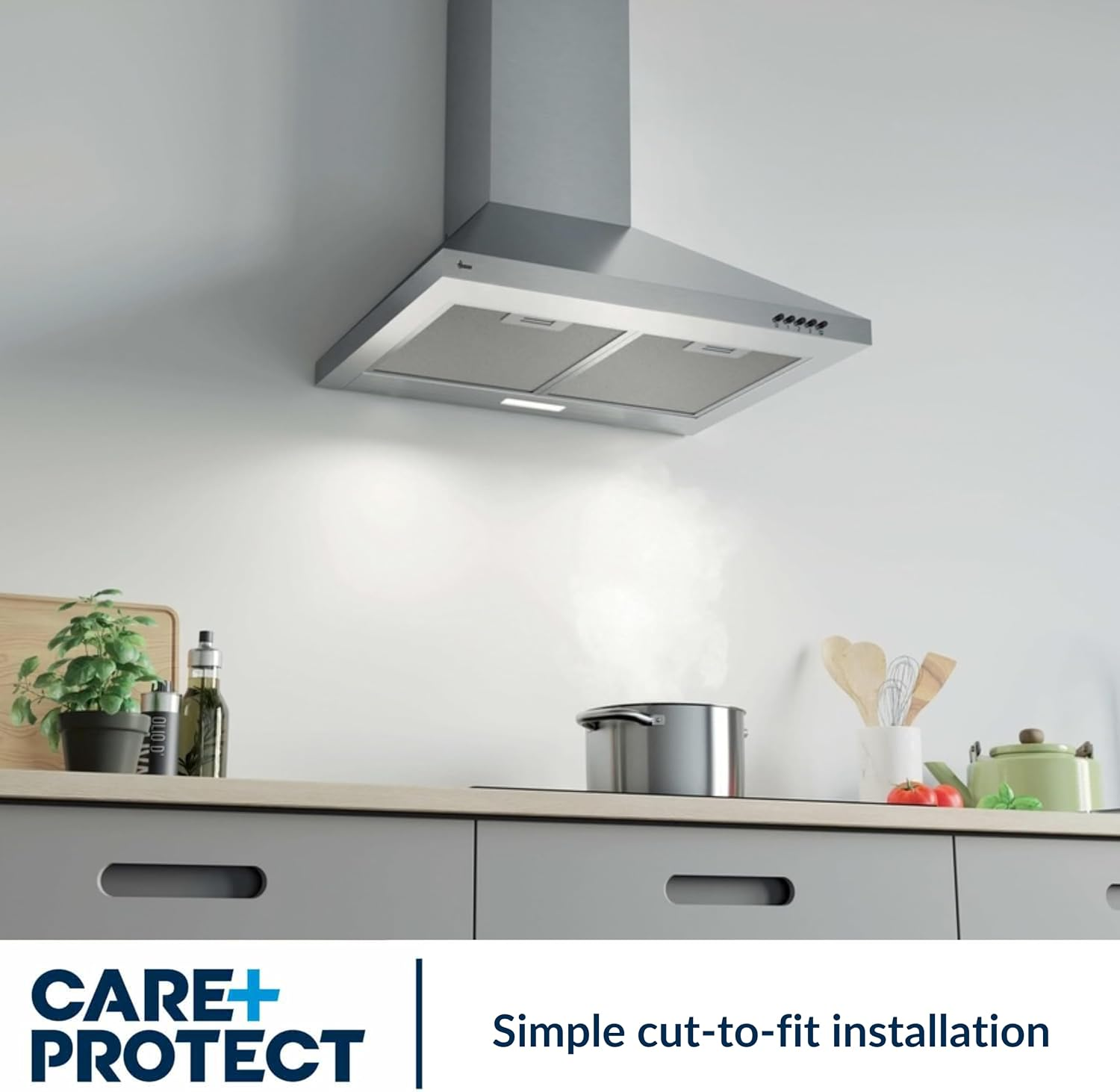 Care+Protect Anti-Grease Cut to Fit Filter with Indicator for Hoods - Universal view 2