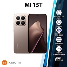  New Xiaomi 15T 5G Android Cell Phone 12GB 256GB/ROSE GOLD/Dual SIM/Unlocked 