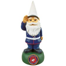 Officially Licensed Military Garden Gnome, 13.25" Tall, United States Marines