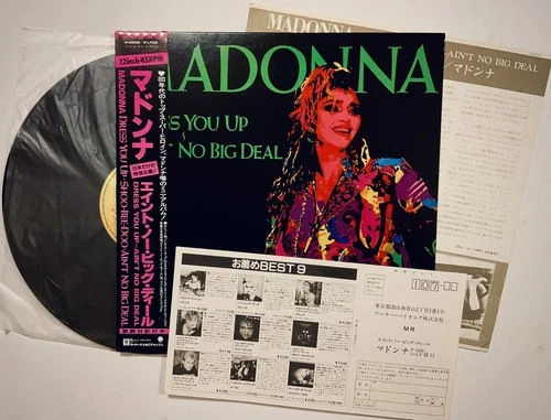 1984 Special 1st Japanese Ed. Madonna – Dress You Up 12” Maxi single NM/EX