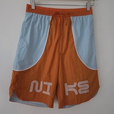 NEW Nike Kids DX5099 815 Orange Blue White Athletic Shorts Size XL