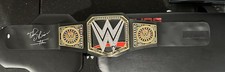 Ted DiBiase Signed WWE World Championship Replica Toy Wrestling Belt - (SS COA)