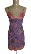 VtG Victorias Secret Babydoll Slip Dress Small Lace Floral Sheer Coquette Fairy