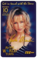 10u As The World Turns TV Show Actors - Complete Set of ALL 12 Cards Phone Card