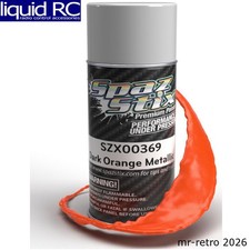 Spaz Stix 00369 Dark Orange Metallic Aerosol Paint 3.5oz Can