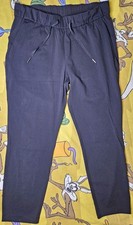 Lululemon Black Joggers Legging Yoga Workout Pants Womens Size 8