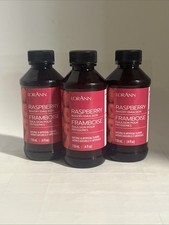 3x Lorann Bakery Emulsions Natural Artificial Flavor 4oz Raspberry Exp 1/27
