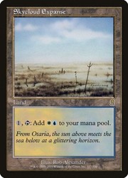 Skycloud Expanse #327/350 Odyssey MTG Rare Land