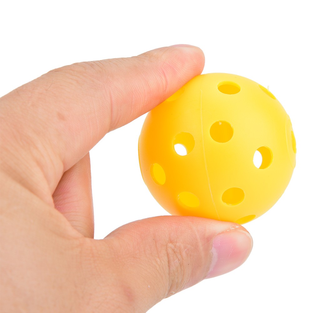 50pcs Solid Color Hollow Air Practice Balls Indoor Balls For Chil