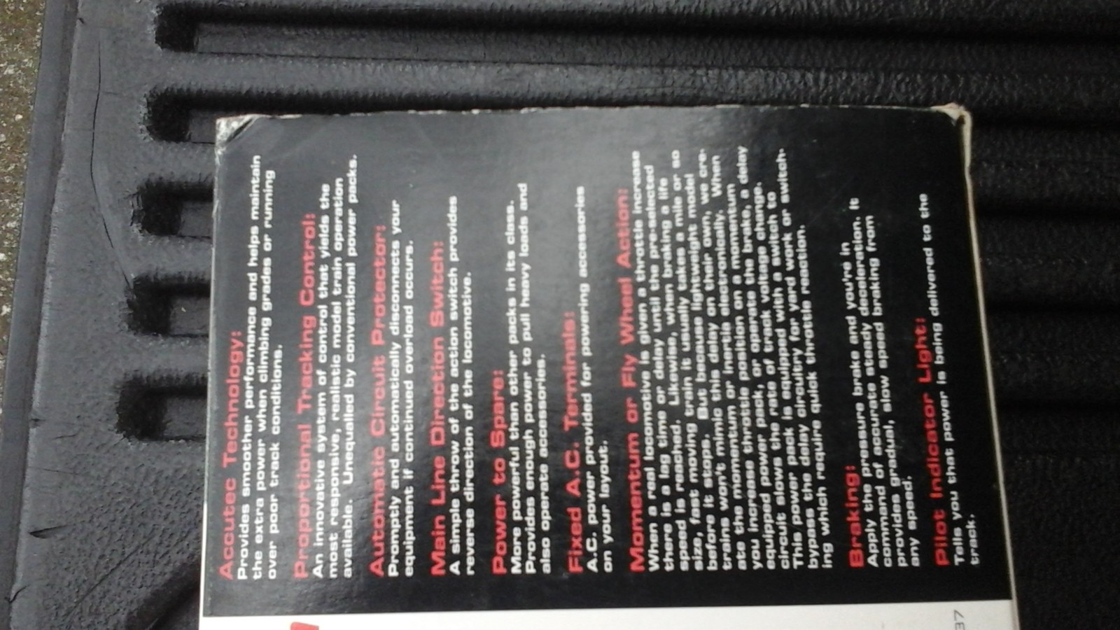 MRC #220 TECH 4 TRAIN CONTROLLER (DC/AC) POWER-PACK